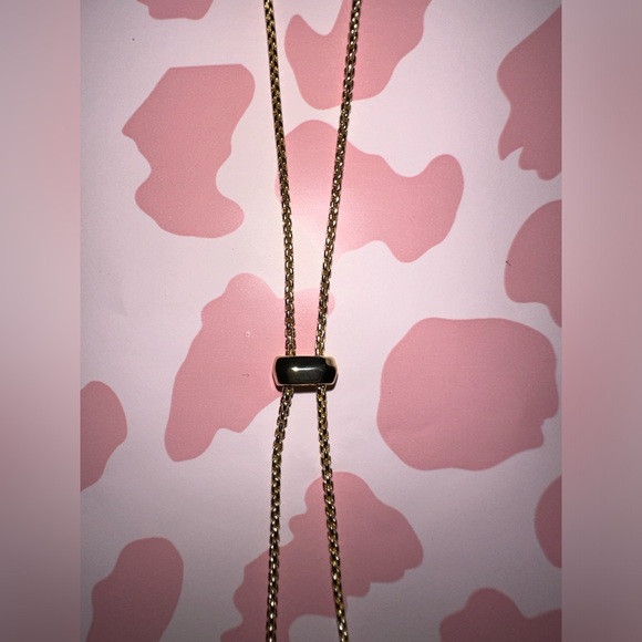 Kendra Scott | Gold Kacey Long Pendant Necklace in Filigree | NEW - Picture 5 of 8